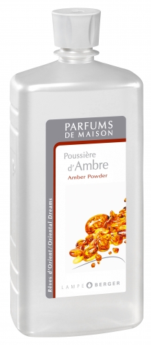 Parfum Lampe Berger Poussi&egrave;re d'ambre 1 L - R&ecirc;ves d'Orient