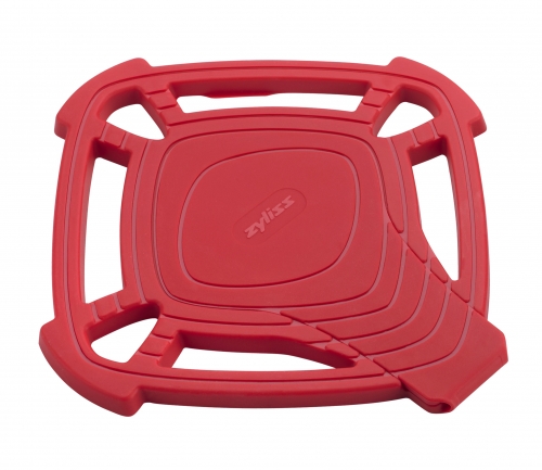 Lot De 4 Dessous De Plat En Silicone Rouge – Cubes Design Antidérapants – Depot4Design