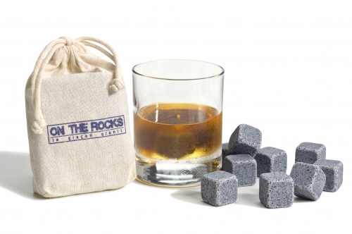 Pierres rafraîchissantes en granit bleu de Bretagne (lot de 10)