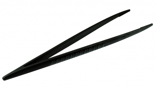 Pince de cuisine "Cinque" en silicone noir