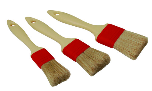 Pinceau Soie Blanchemanche Plastique Rouge