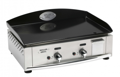 Plancha gaz  plaque &eacute;maill&eacute;e 5 mm - mod&egrave;le moyen  60 cm - 5500 Watts