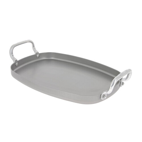 Plancha lisse a anses mineral b 38x26cm