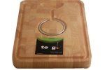 Planche à découper avec anneau 40 x 28 3.5 cm