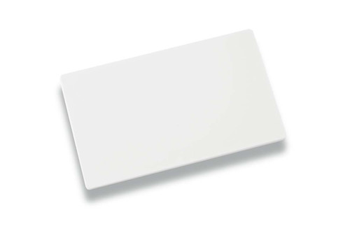 Planche à découper blanche en polyéthylène - Longueur 60 X largeur 40 x hauteur