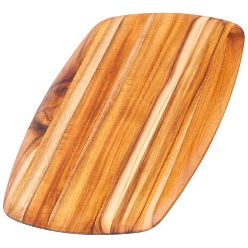 Planche &agrave; d&eacute;couper et &agrave; servir ELEGANT en teck ep 1,5 cm en teck M 36 x 24 cm