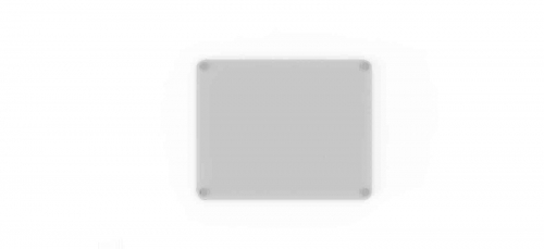 Planche en verre multifonction rectangulaire Transparente - 40 x 50 cm