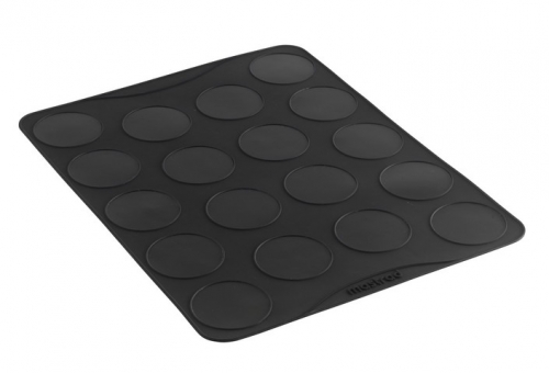 Plaque à macarons 30 x 40 cm pour 18  empreintes de ø 6,8 cm silicone Mastrad