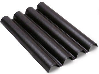 Plaque &agrave; tuiles bomb&eacute;es L 35 cm