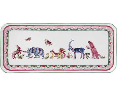 Plat à cake Jardin imaginaire