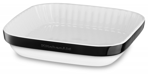 Plat &agrave; gratin, 26 x 26 x 5cm noir