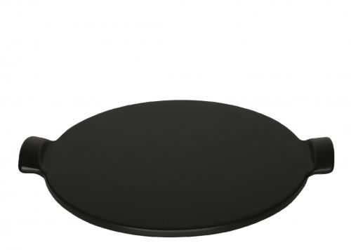 Plat &agrave; pizza stone noir &oslash; 36.5 cm Emile Henry