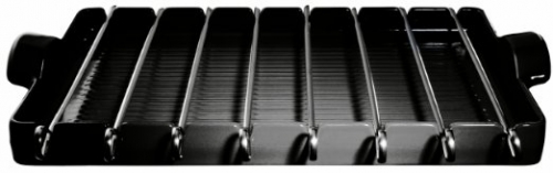 Plat grill barbecue noir poivre 42 x 25 cm Emile Henry