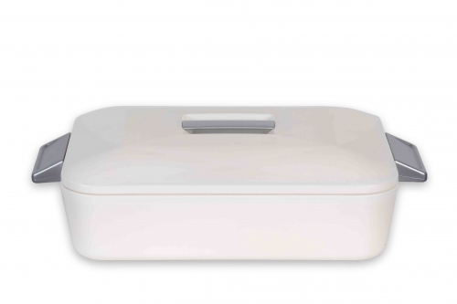 Plat porclaine rectangulaire pour porte plat PRISMA rectangulaire