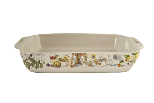 Plat Rectangulaire Grand Modèle Culinaire Provence