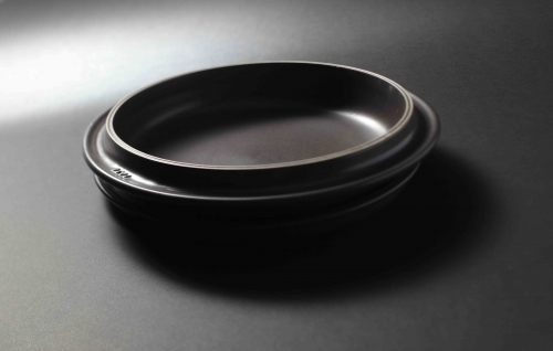 Plat tatin 30,5 cm en c&eacute;ramique compatible induction. Design Laurent Corio