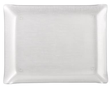 Plateau 24x16 argent