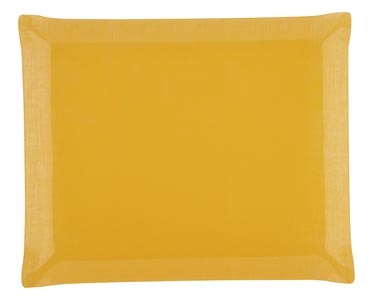 Plateau 24x16 jaune ocre