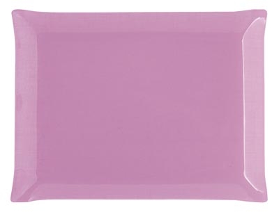 Plateau 24x16 rose