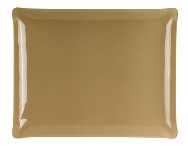 Plateau 46x36 mastic inclusion tissu