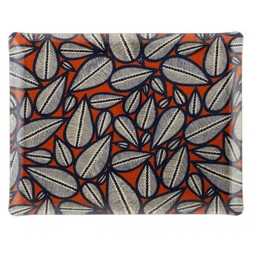 Plateau Acrylic 37*28Cm Wax Rouge