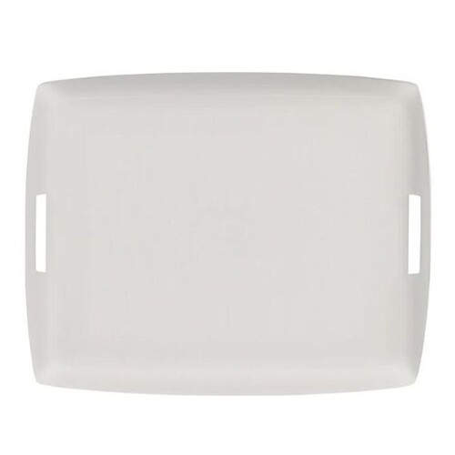 Plateau Acrylique 19 x 13 cm Lin Blanc