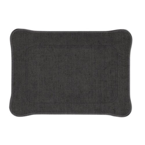 Plateau Acrylique 19 x 13 cm Lin Gris