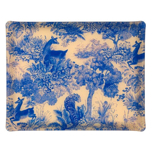 Plateau Acrylique 46 X 36 cm Gaia - Bleu