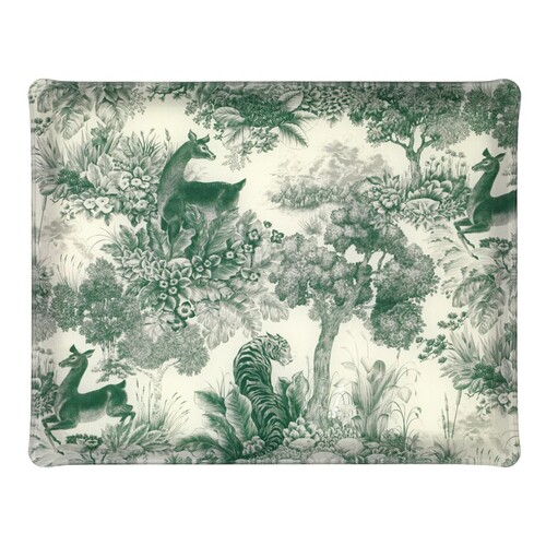 Plateau Acrylique 46 X 36 cm Gaia - Vert de Gris