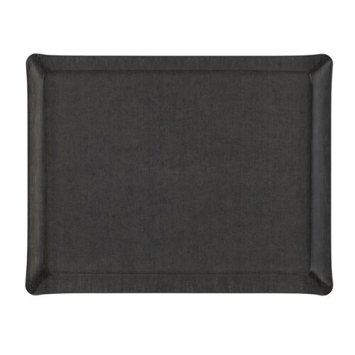 Plateau Acrylique 46 x 36 cm Lin Gris