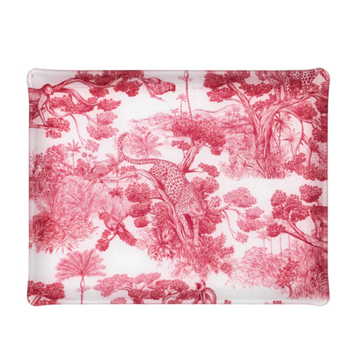 Plateau Acrylique 46x36CM - Animalia Rouge