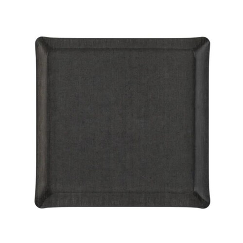 Plateau Acrylique Carré 36 x 36 cm Lin Gris