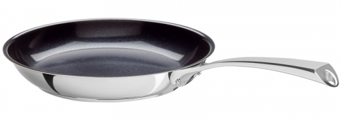 Poêle Cristel 24 cm inox Multiply revêtement Céram'in Casteline brillant