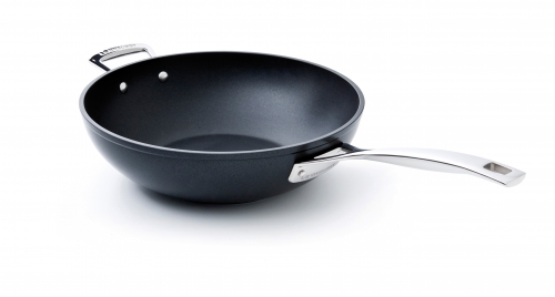 Poêle wok Les Forgées 26cm 3.40 L anti adhérente noire