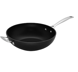 Poêle wok Les Forgées 30 cm anti adhérente noire
