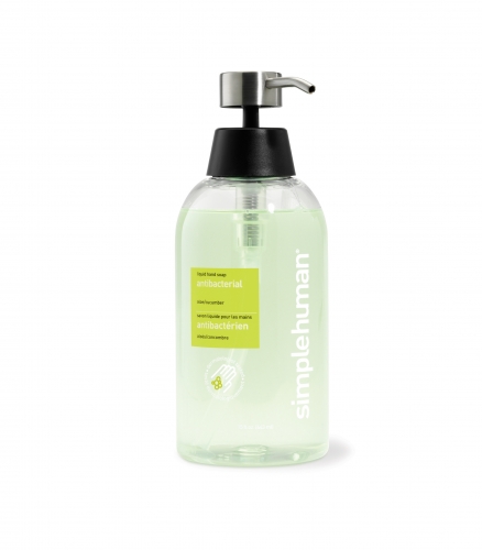 Pompe &agrave; savon liquide pour les mains - antibact&eacute;rien  443 ml (alo&egrave;s et concombre