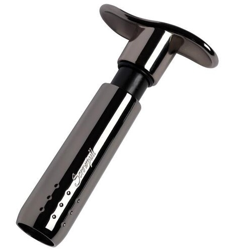 Pompe à vin Nickel noir & 3 bouchons Screwpull WA 137