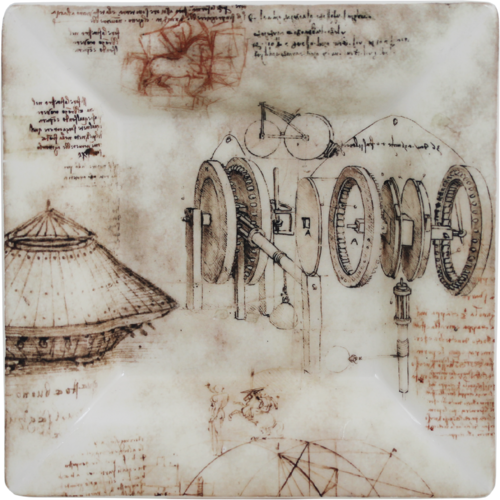 Porte-Cartes Grand Mod&egrave;le Machines Leonard De Vinci