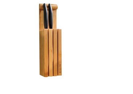 Porte couteaux bambou - 4 couteaux