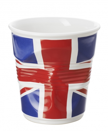 Pot à ustensile froissé Revol 1l drapeau Royaume-uni - ø 14.2 - H 15 cm