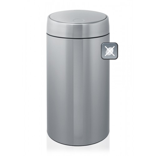 Poubelle Brabantia 45 L 'Slide bin' inox bross&eacute;