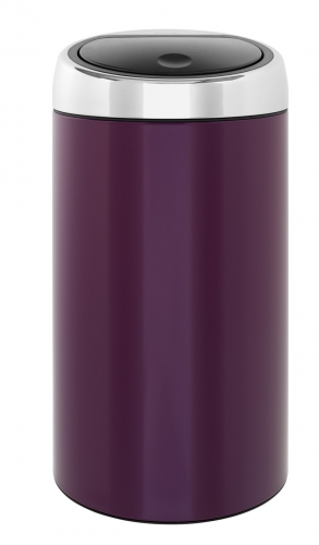 Poubelle Color your bin ronde 45 L Violet Purple