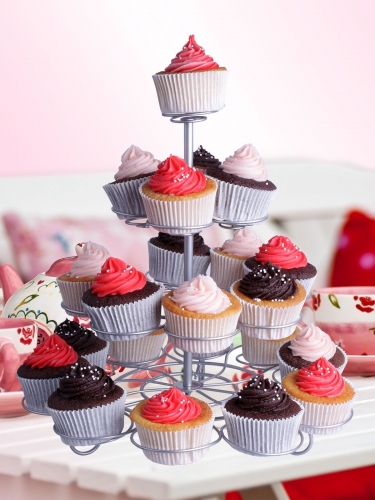 Présentoir 23 Cupcakes Fil Laqué