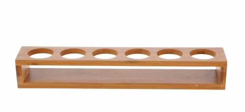 Présentoir droit bambou pour verrines 334006/334005/334008  L 35.5 cm x l 6 cm x