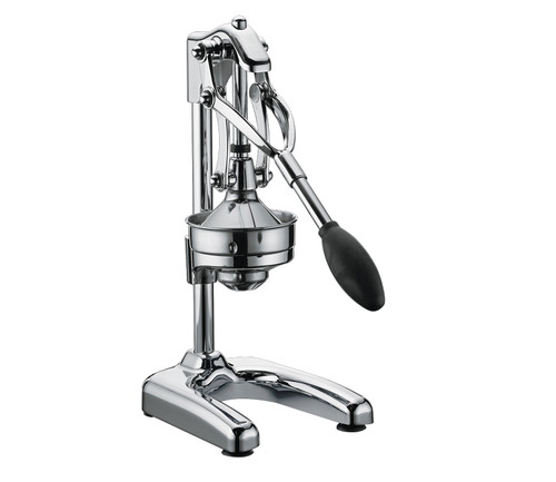 Presse agrumes de barman chrom&eacute; &agrave; poign&eacute;es 43 cm