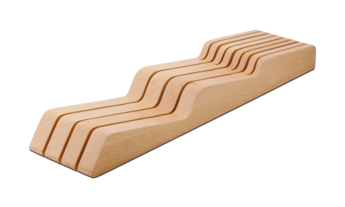 Range-couteaux h&ecirc;tre 7 pi&egrave;ces pour tiroir 7,5 cm (h)  W&uuml;sthof