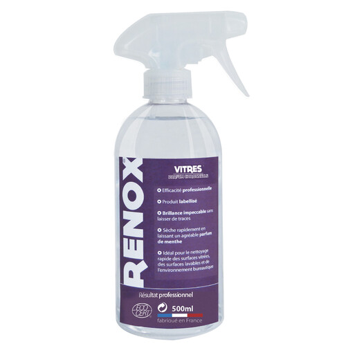 Renox Nettoyant Vitres Ecologique Ecocert Parfum Citronelle - Spray 500 Ml