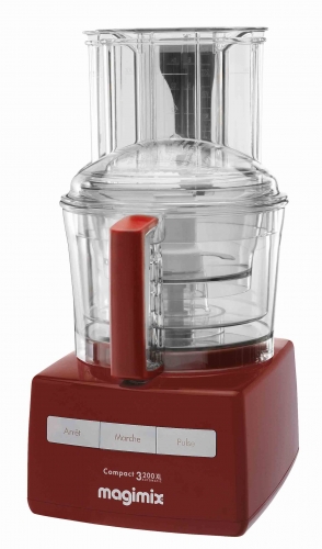 Robot MAGIMIX compact 3200 XL rouge avec BlenderMix
