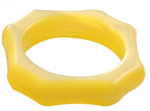 Rond de serviette nacré citron