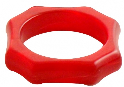 Rond de serviette nacré grenadine